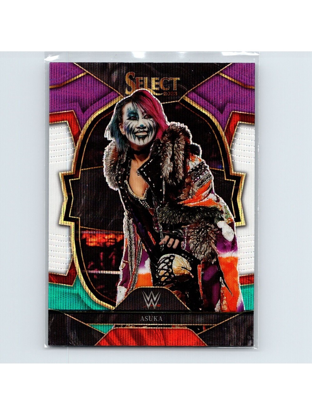 2023 Panini Select WWE Asuka #46 Tri-Color Raw